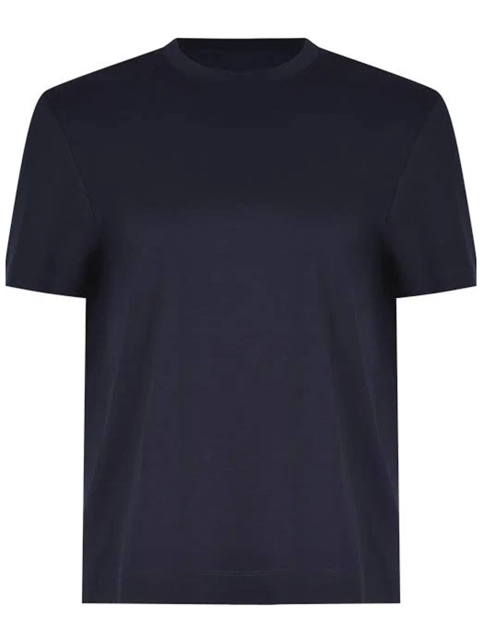 Classic Crew-Neck Cotton T-Shirt for Women - Short Sleeves