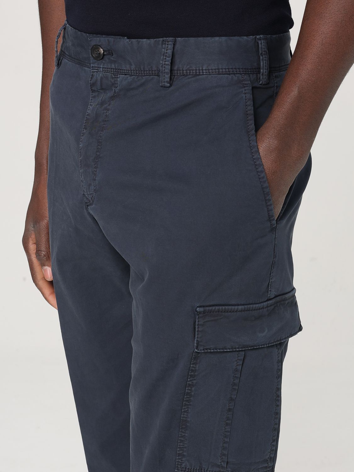 Pants Men color Green