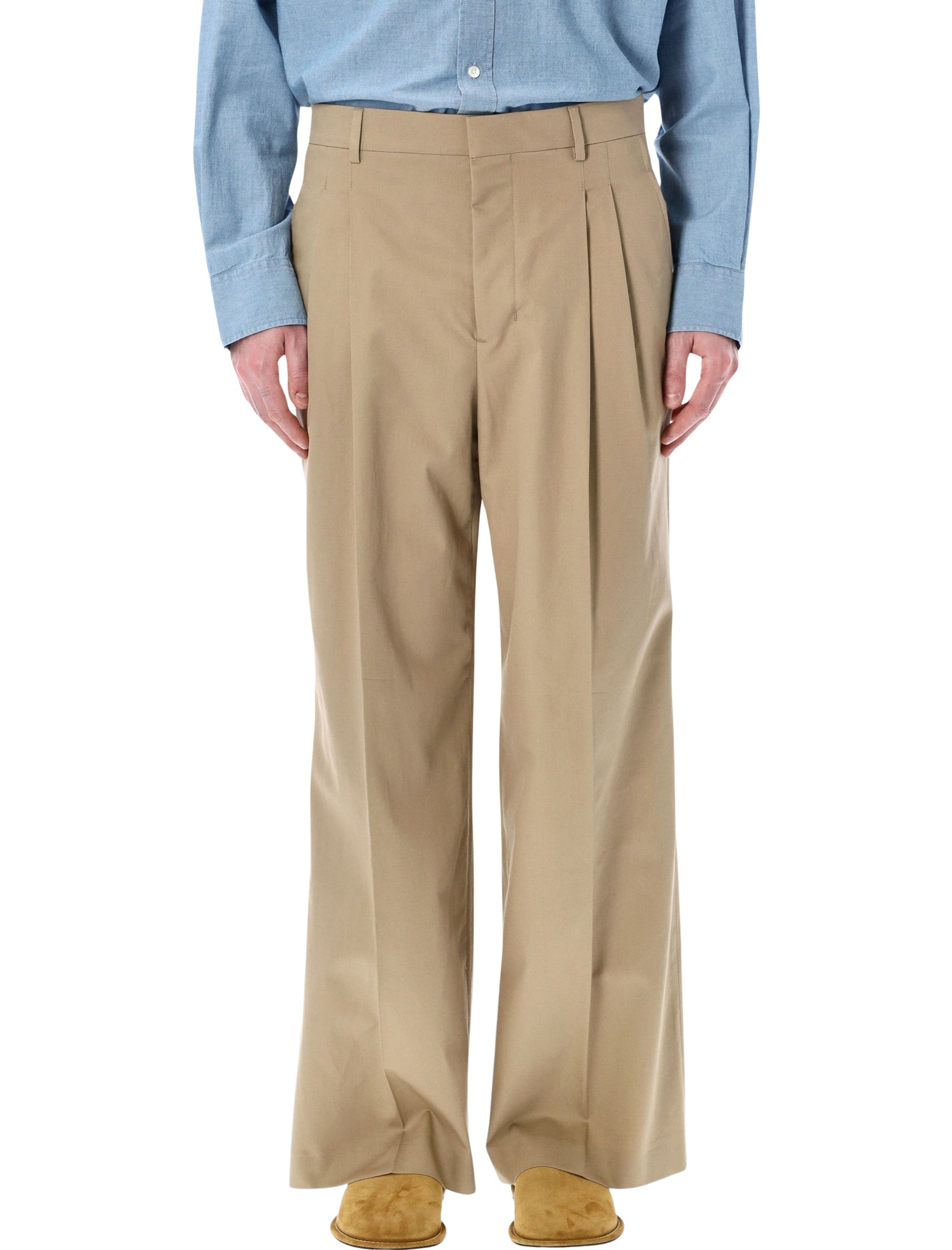 Men's Low Waist Wide Trousers