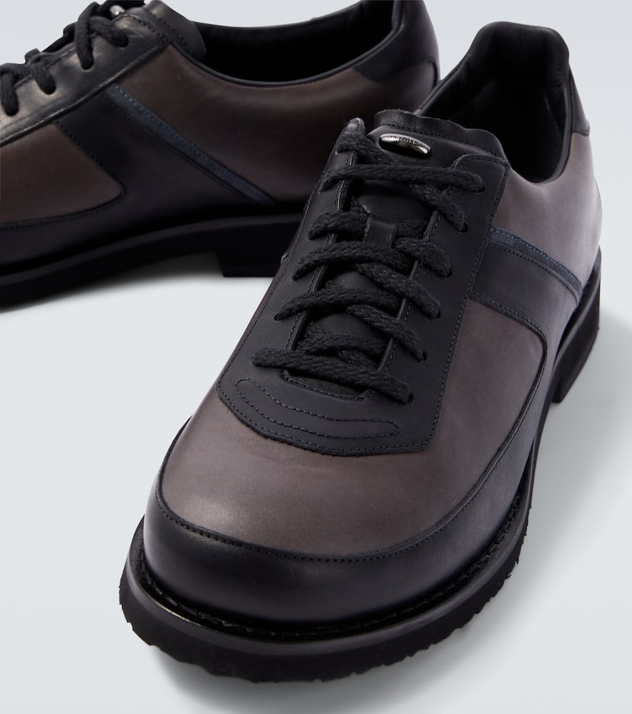 Ten Pin leather sneakers