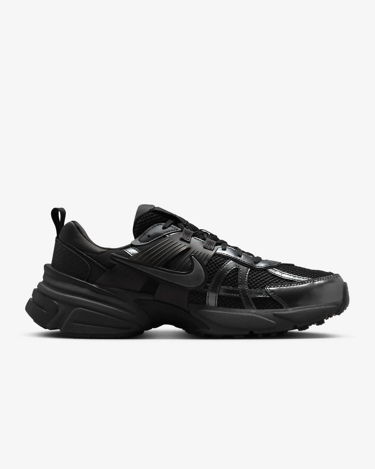 Men's V2K Run Shoes In Metallic Dark Grey/black-Dark Smoke Grey