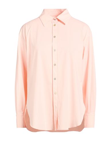 Woman Shirt Salmon pink Size 10 Polyamide, Elastane