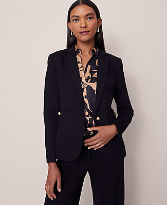 Ann Taylor The Single Button Blazer in Ponte