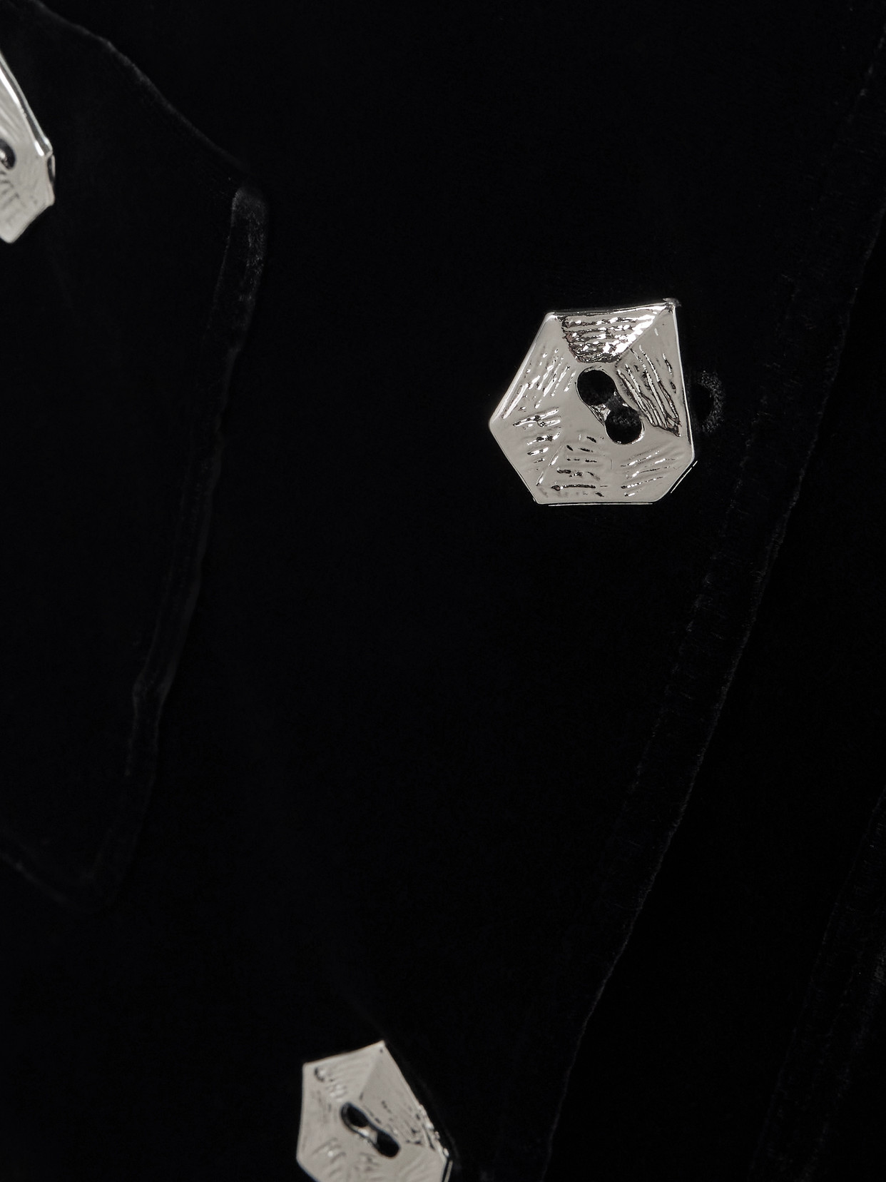 Kelly Velvet Jacket - Black