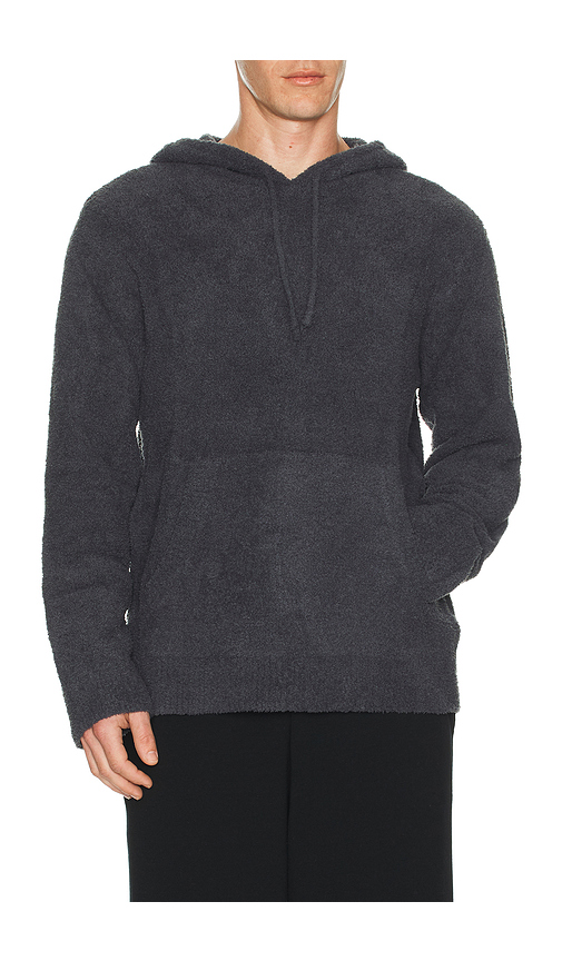 Barefoot Dreams CozyChic Pullover Hoodie in Slate. - S also in M, L, XL/1X