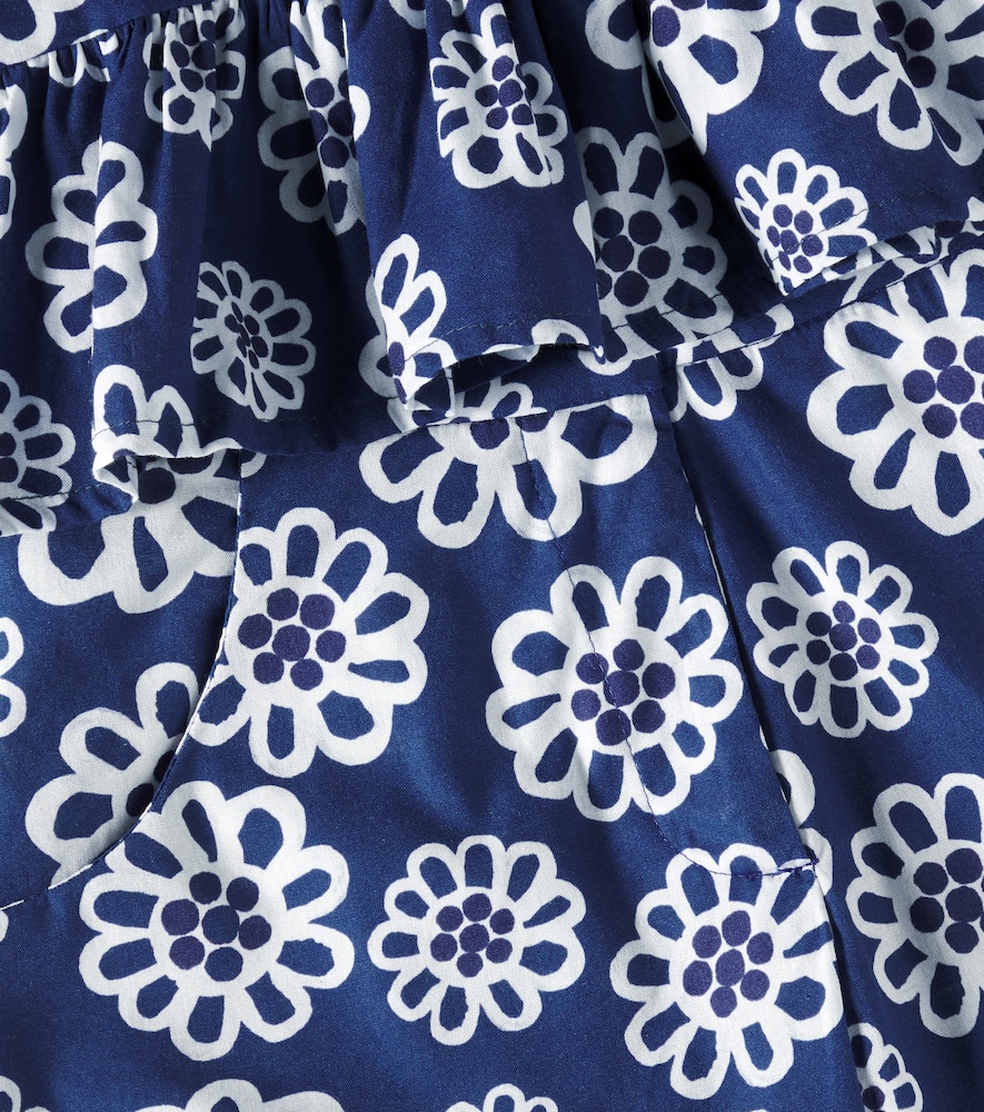 Fábula Floral cotton top and shorts set