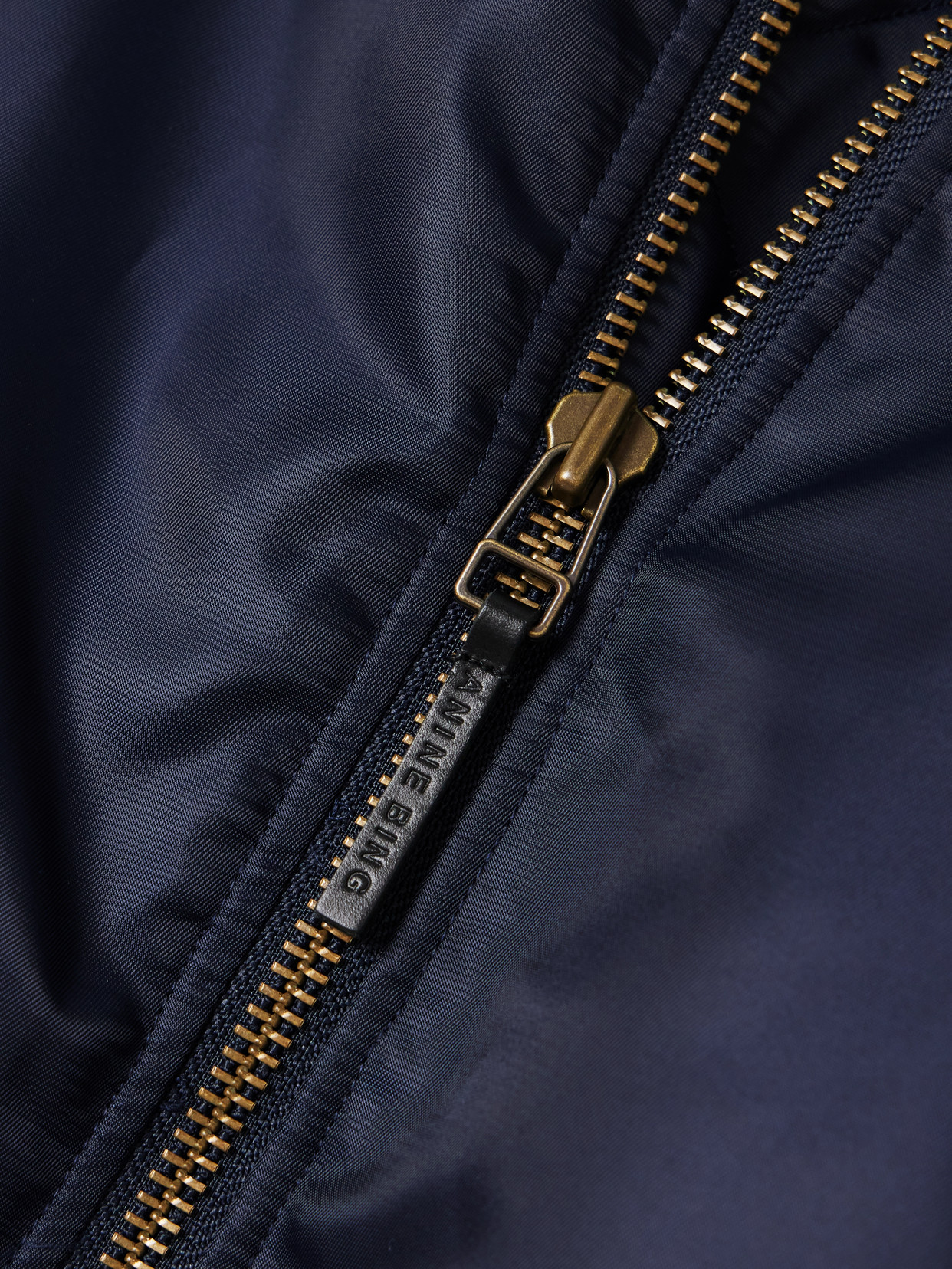 Leon Padded Shell Bomber Jacket - Blue