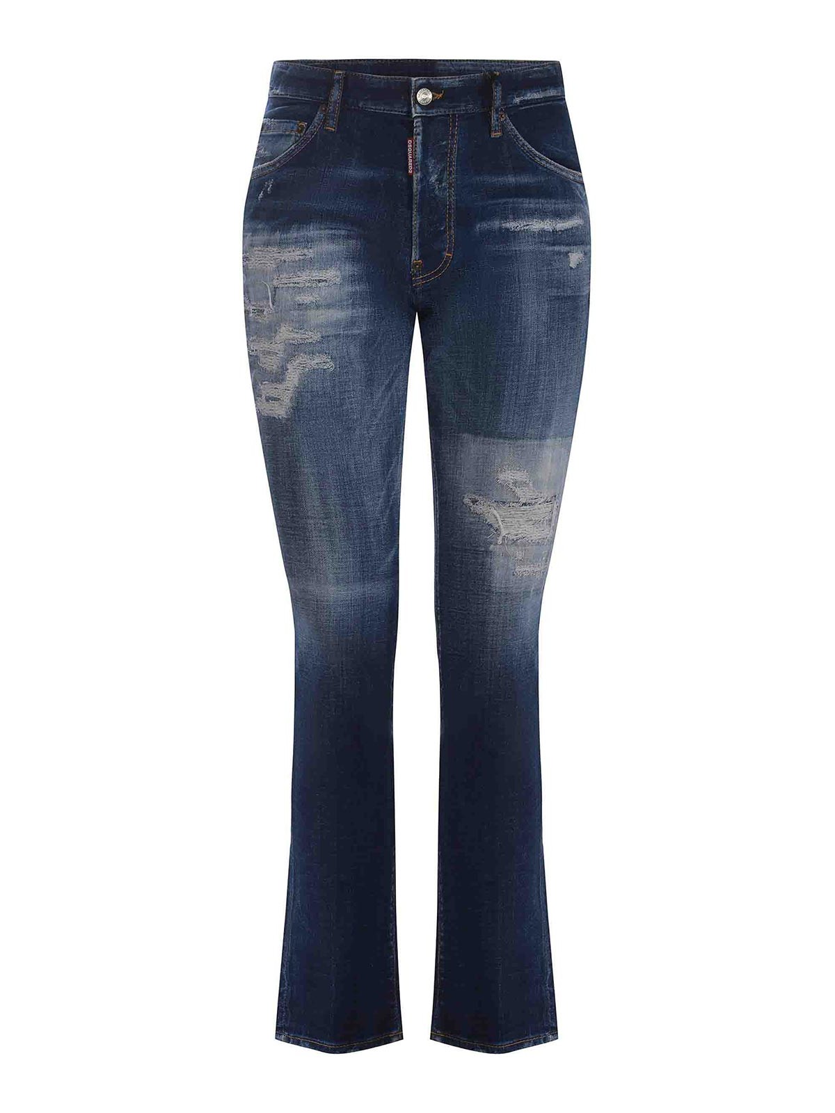 Straight leg jeans