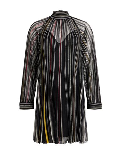 Woman Mini dress Black Size 4 Polyester, Elastane