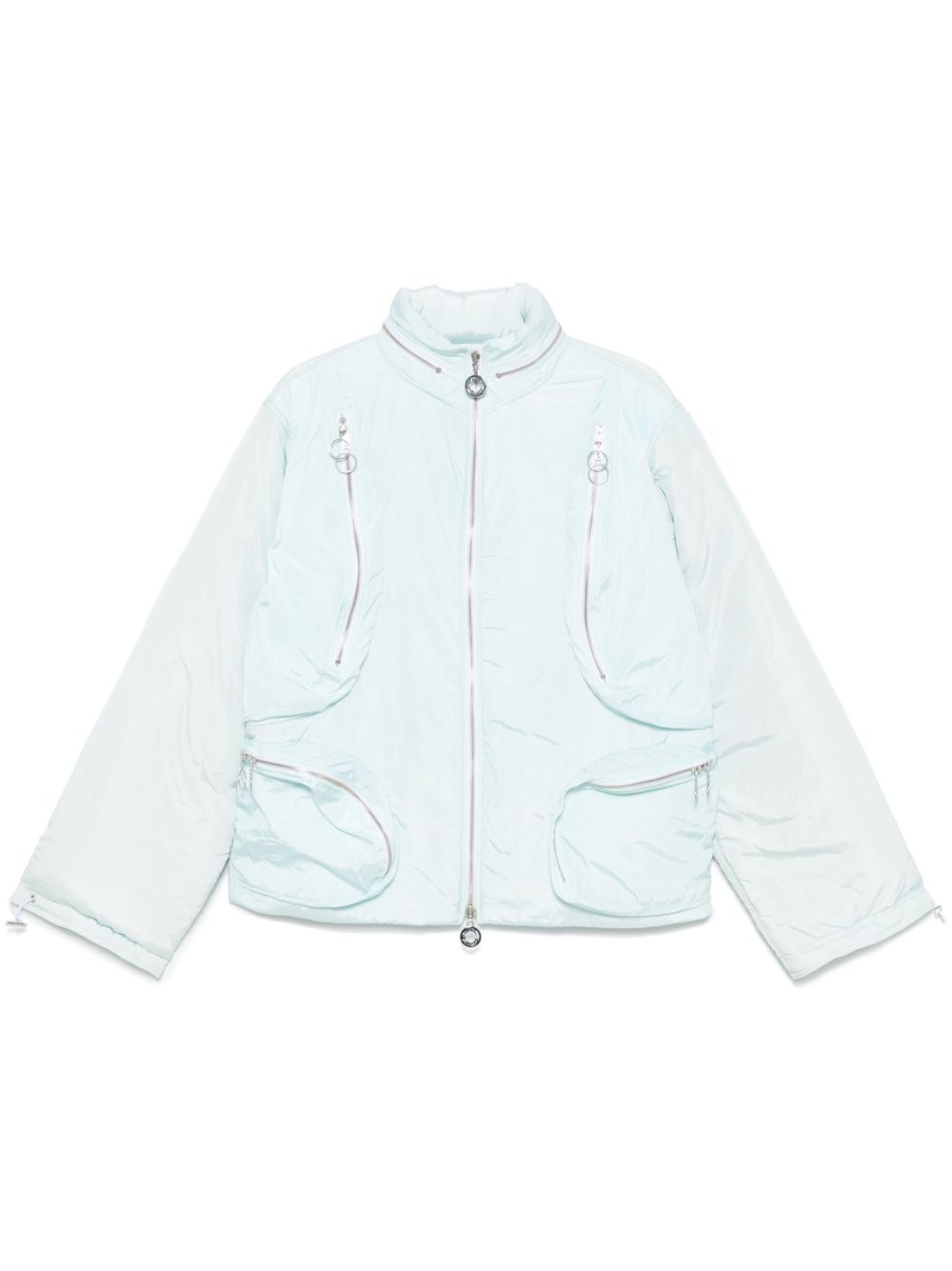 Multi-pocket padded jacket - Blue