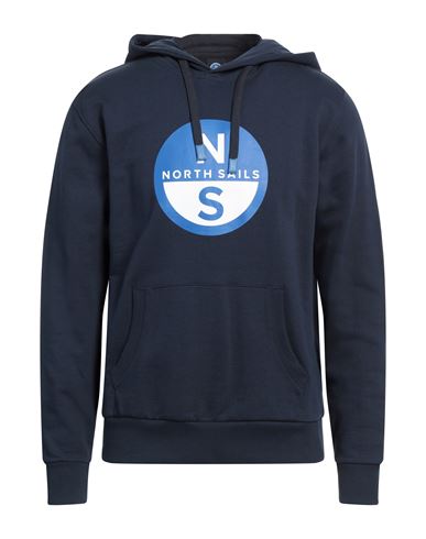 North Sails Man Sweatshirt Midnight blue Size M Cotton
