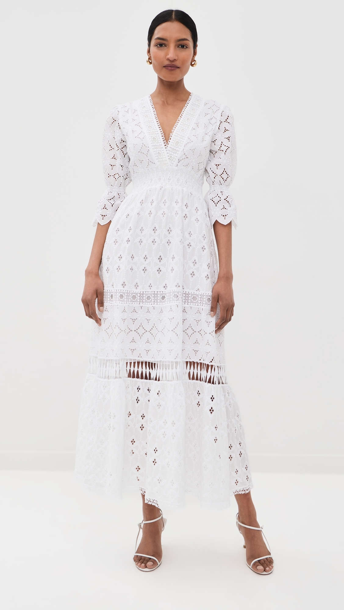 Curry Dress White