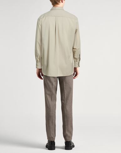 Man Shirt Sand Size 16 ½ Virgin Wool