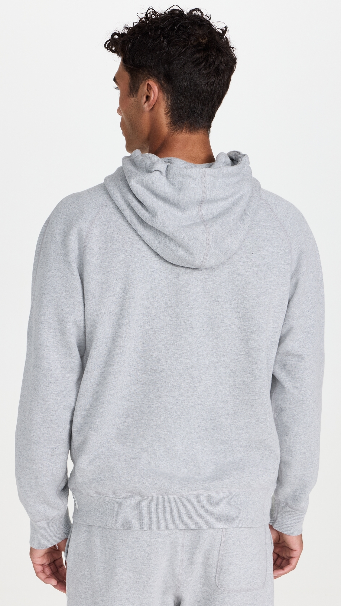 Midweight Terry Classic Hoodie Heather Grey