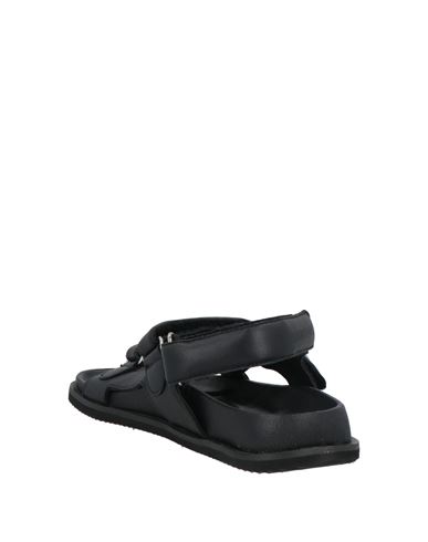 Woman Sandals Black Size 7 Leather