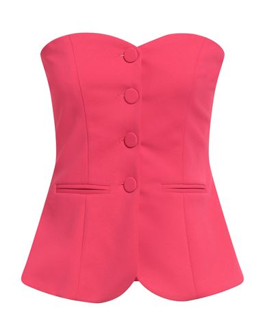 Woman Top Fuchsia Size M Polyester