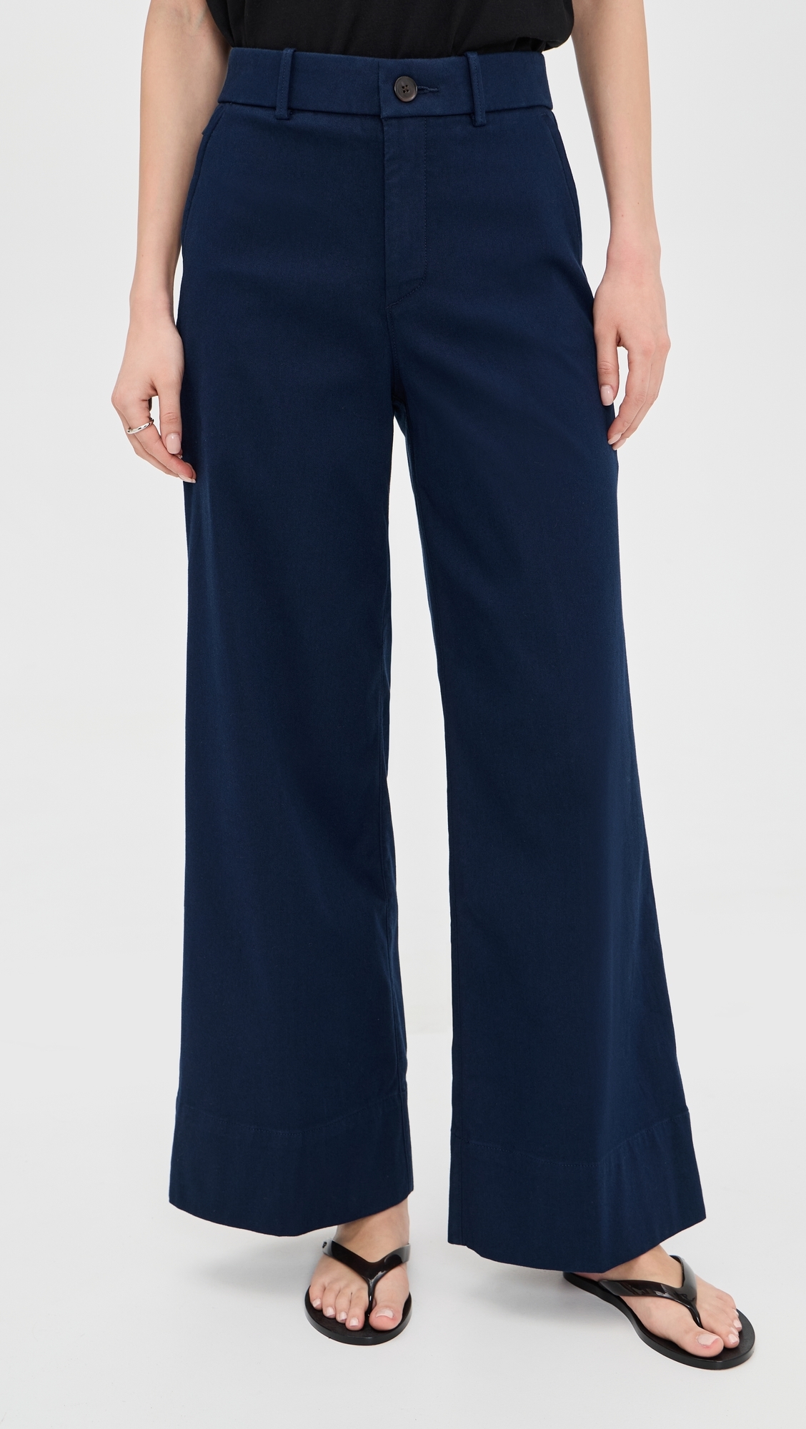 Supersmooth Wide Leg Pants Timeless Navy