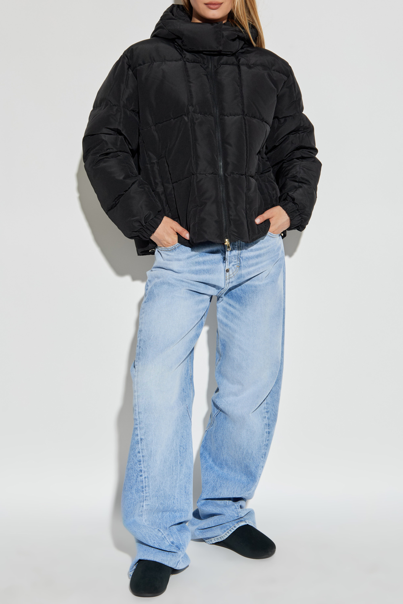 Insulated Quilted Jacket, Women's, Black