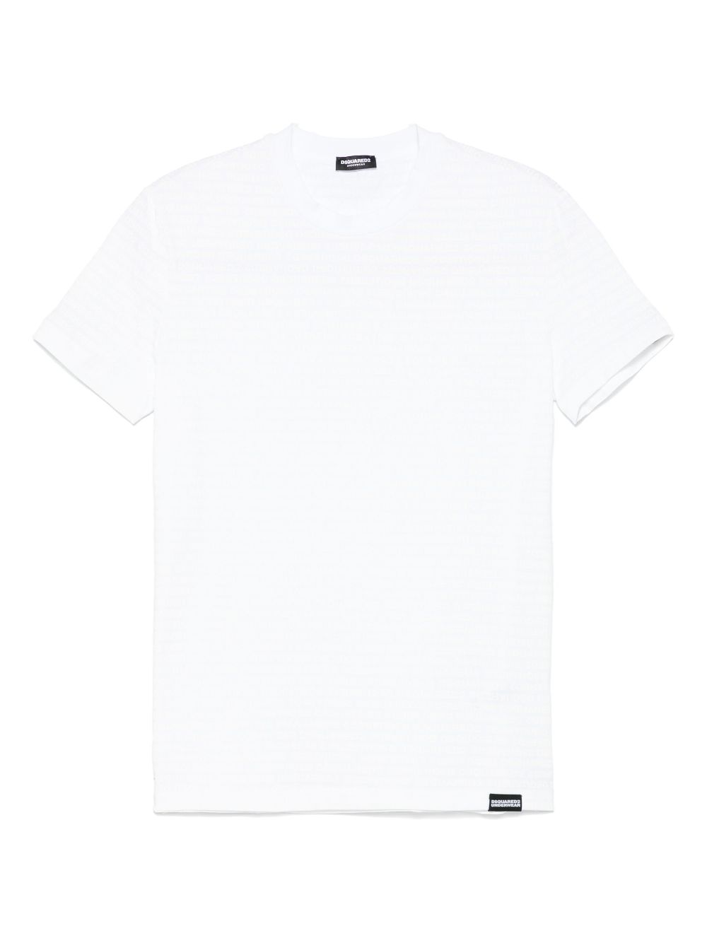 Jacquard-logo T-shirt - White