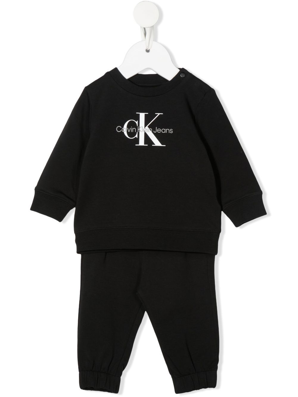 Logo-print tracksuit set - BEH CK BLACK