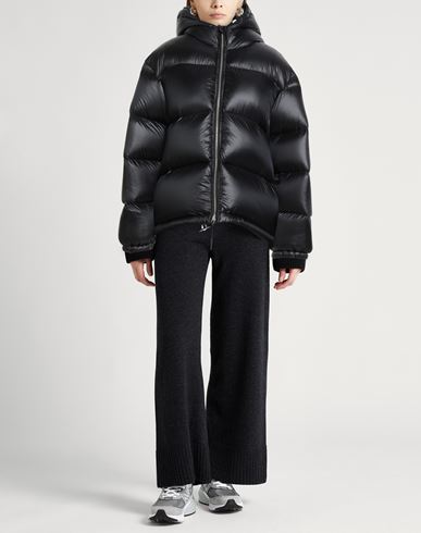 Woman Puffer Black Size L Polyamide, Calfskin