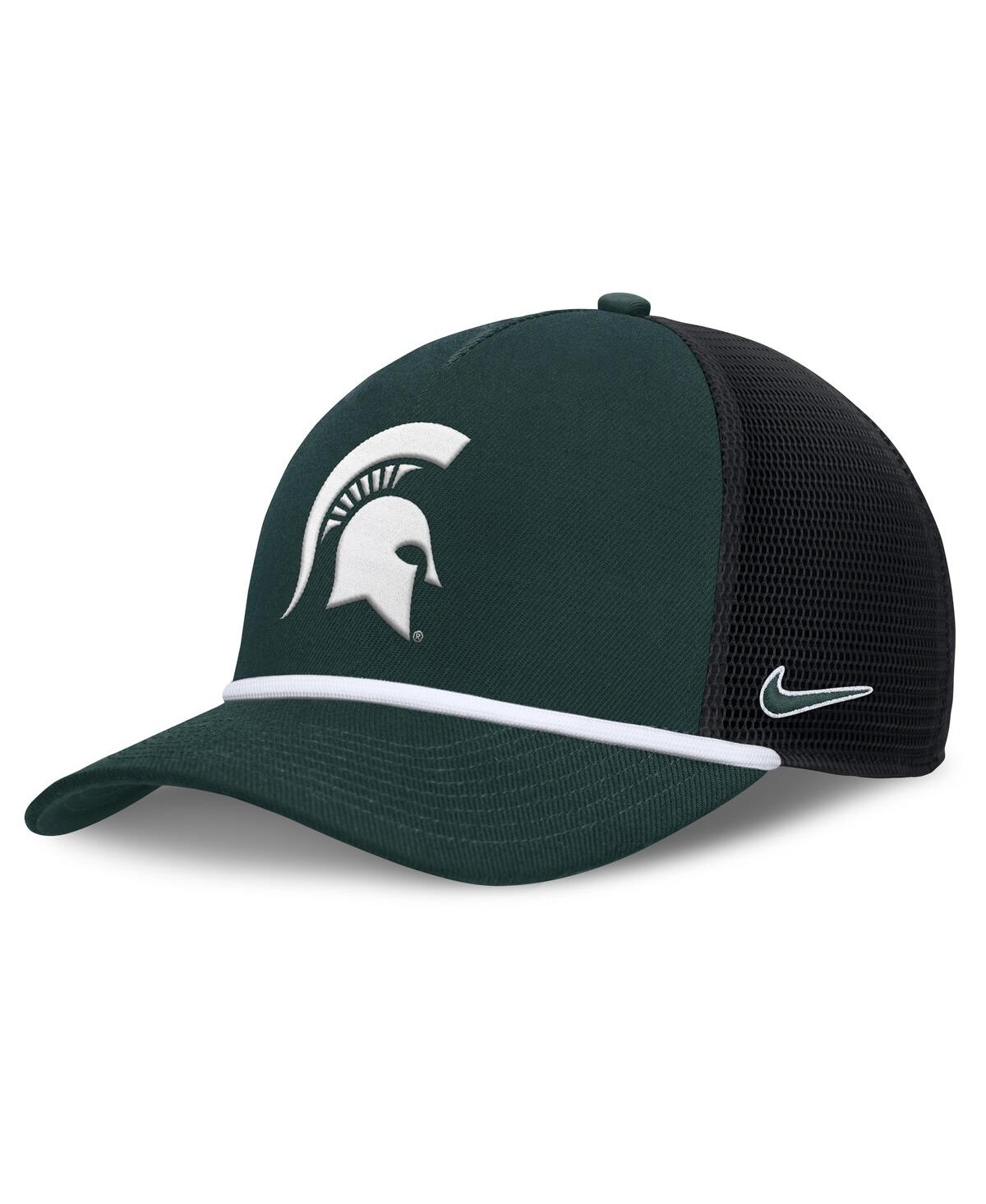 Men's Green Michigan State Spartans Rise Primetime Trucker Adjustable Hat - Green