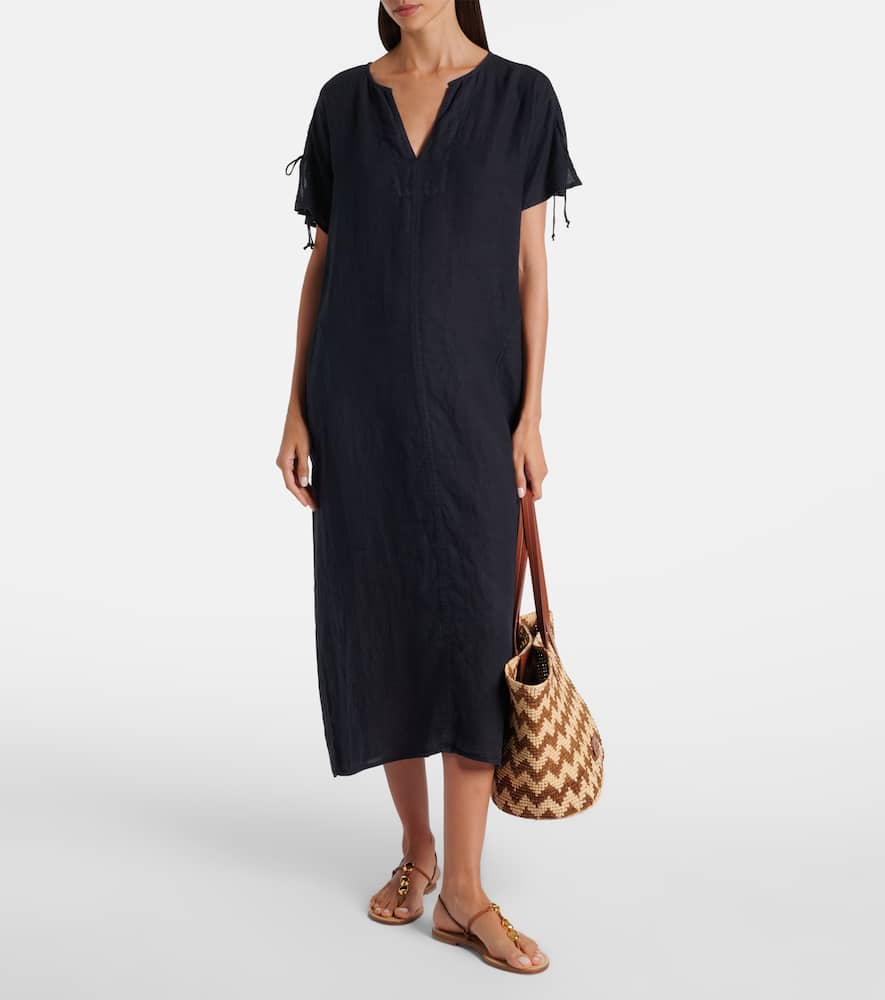 Maeve linen midi dress