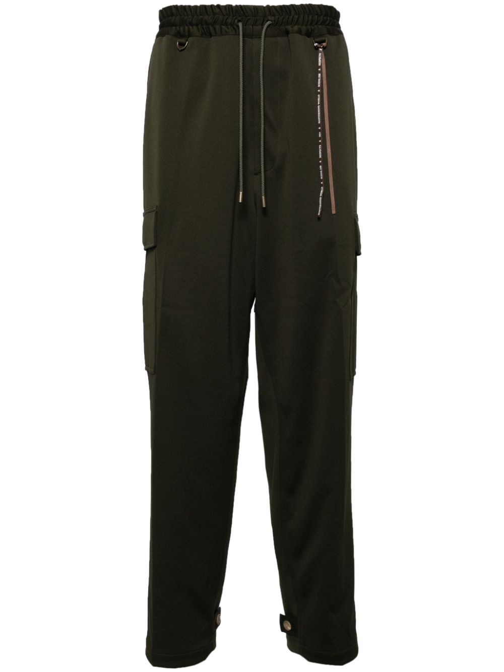 Jersey cargo pants - Green