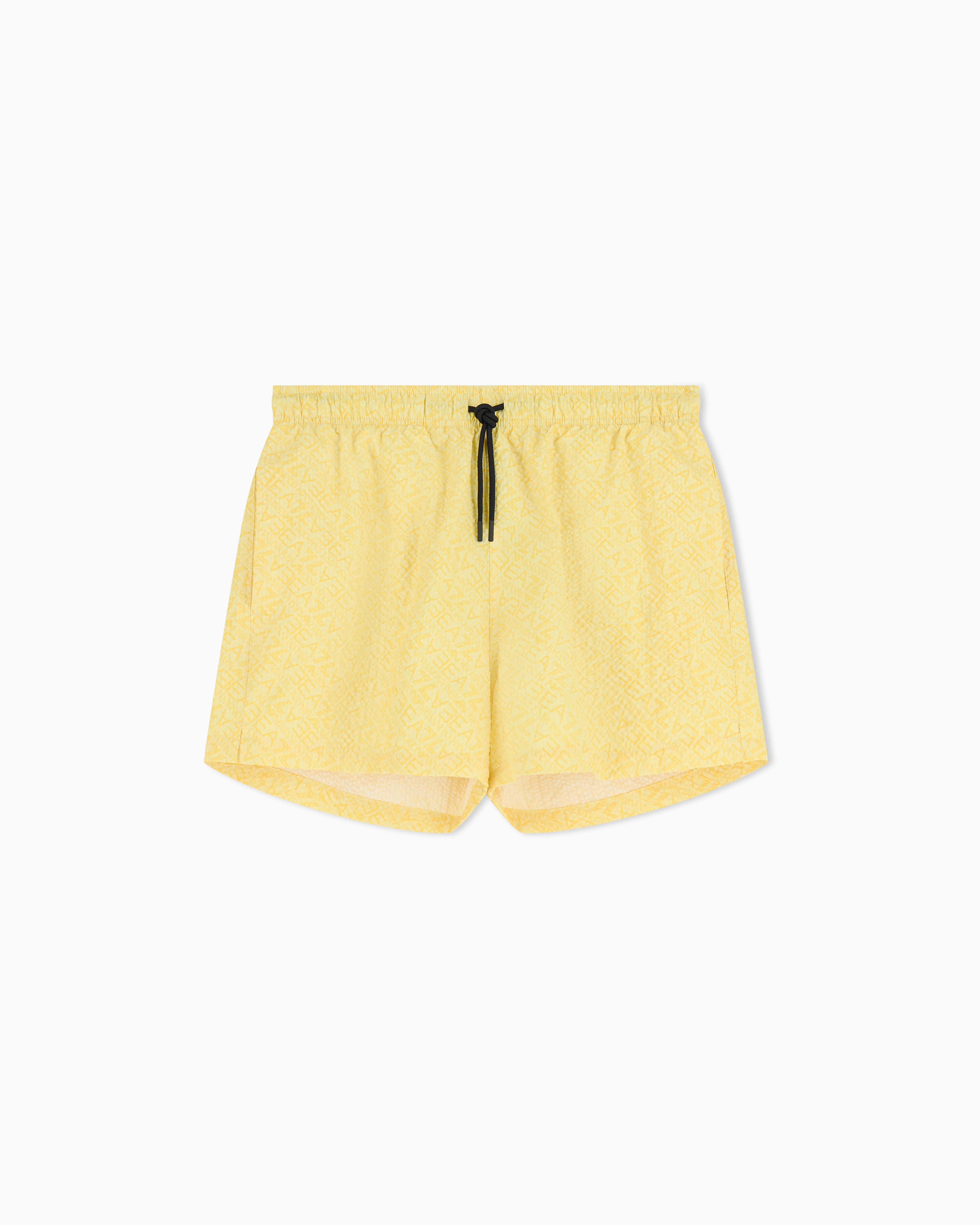 Graphic Series swim trunks with monogram print