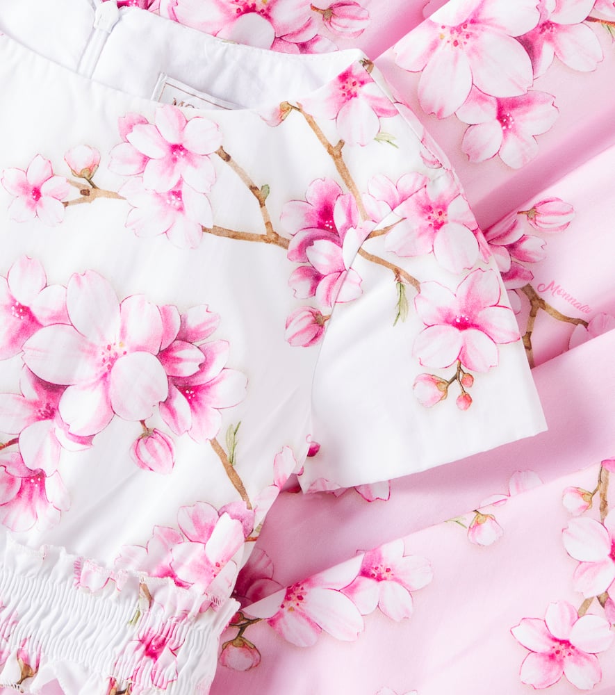 Printed cotton dress