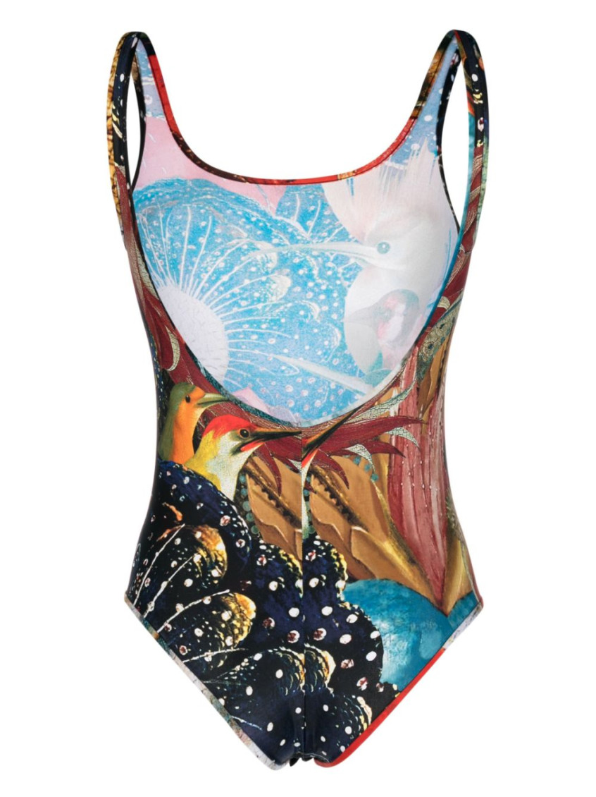 Lingerie Leotard With Print