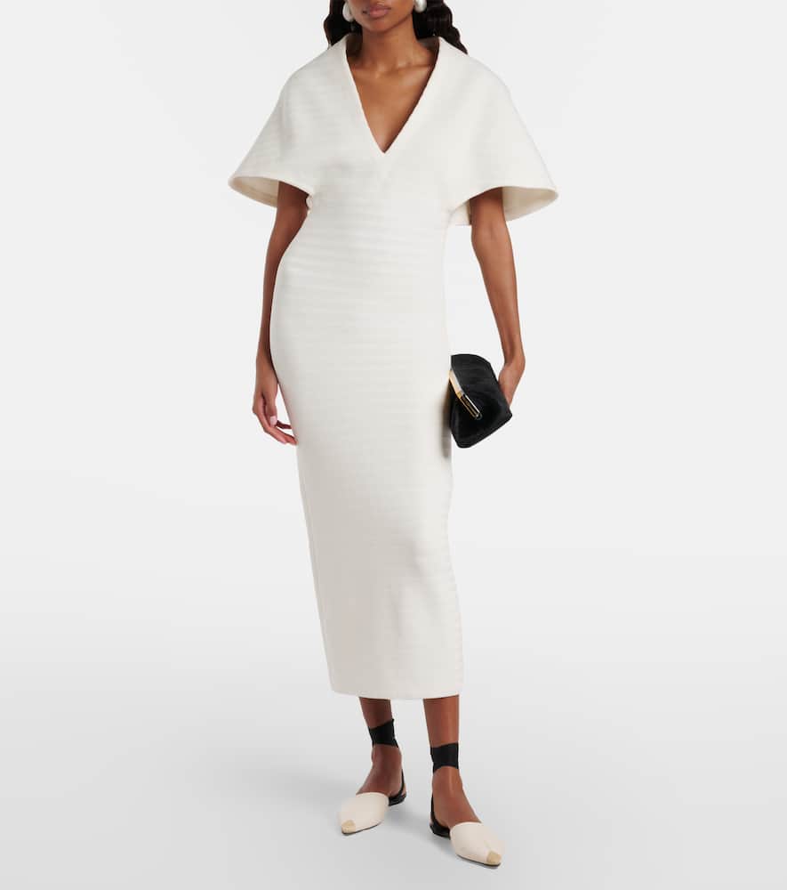 Knitted midi dress
