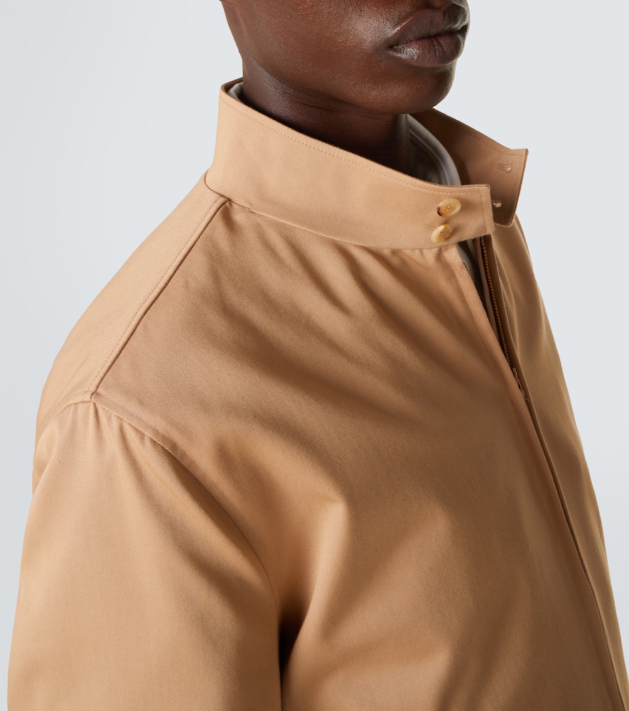 Cotton blouson jacket