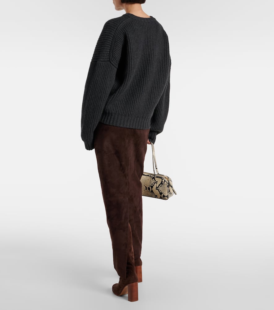 Manuela ribbed-knit cashmere sweater