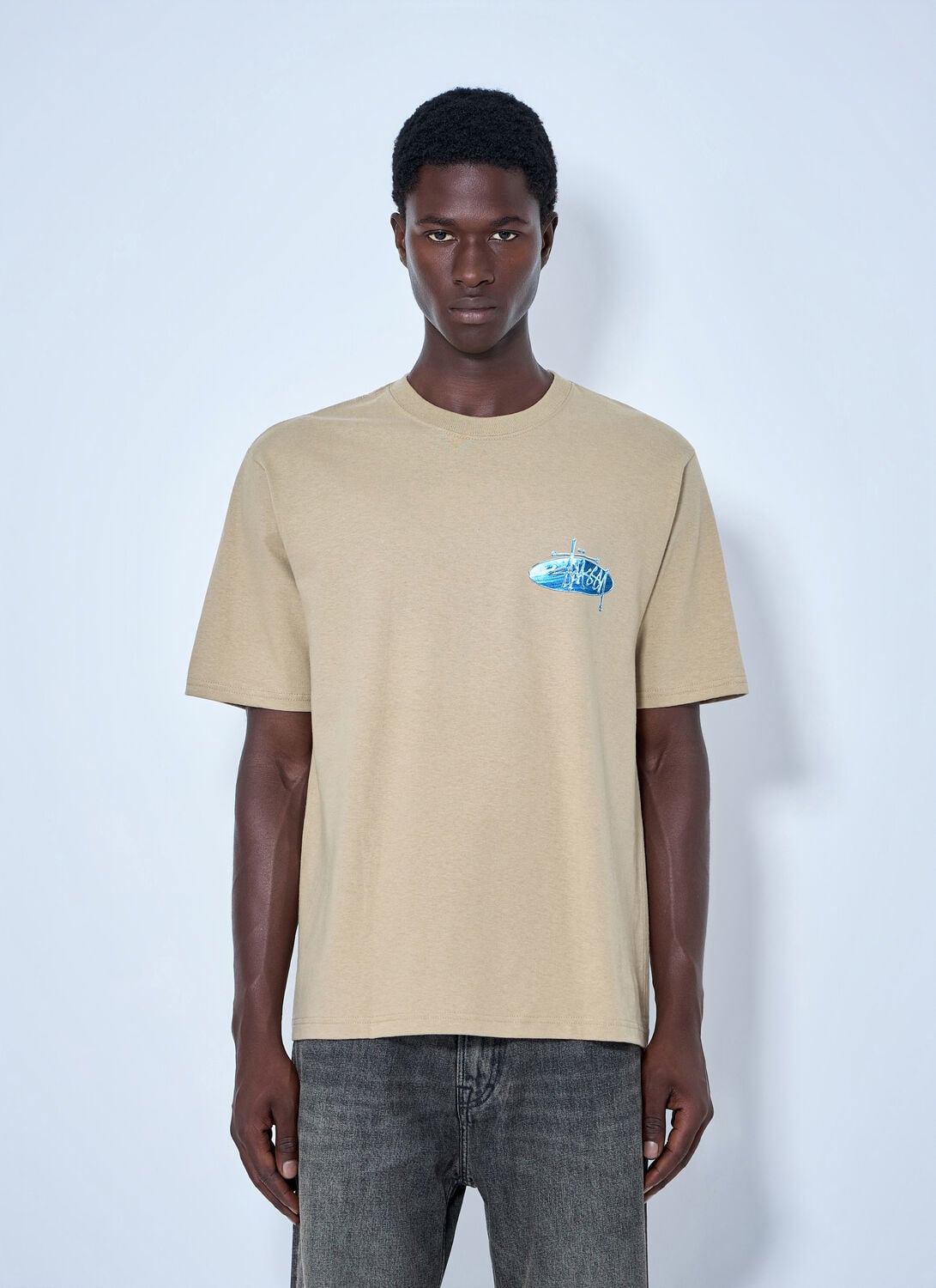 Wave Oval T-shirt - Man T