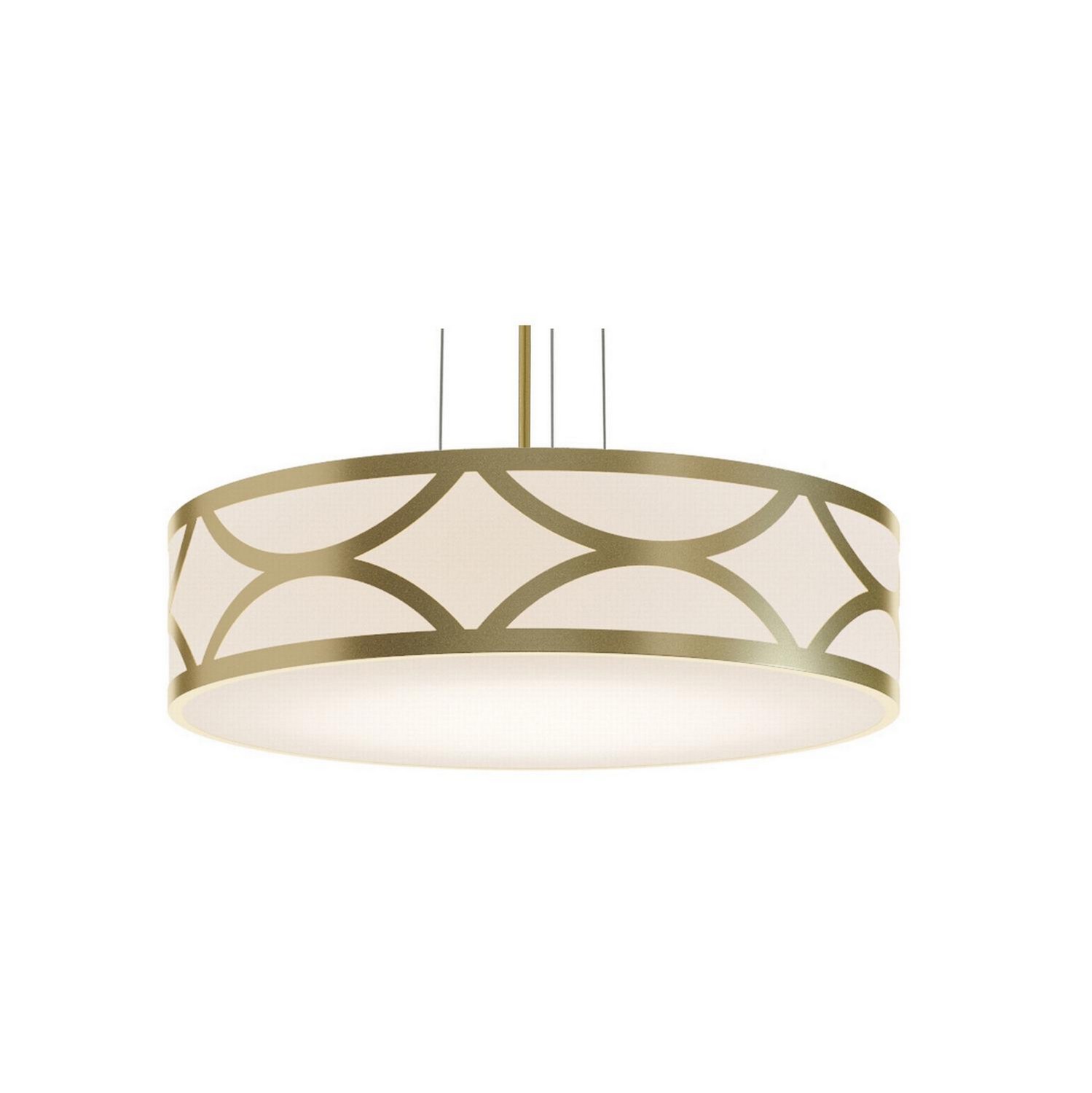Gold LED Pendant from the Lake Collection