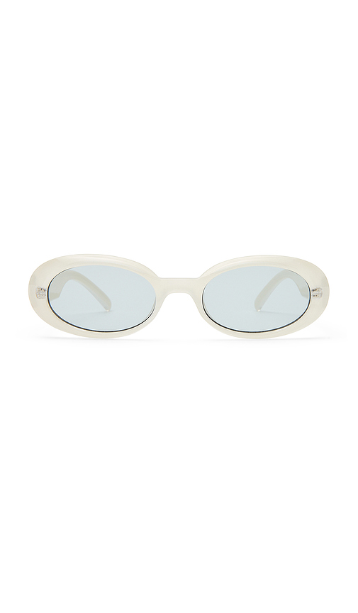 Le Specs Work It Sunglasses in White