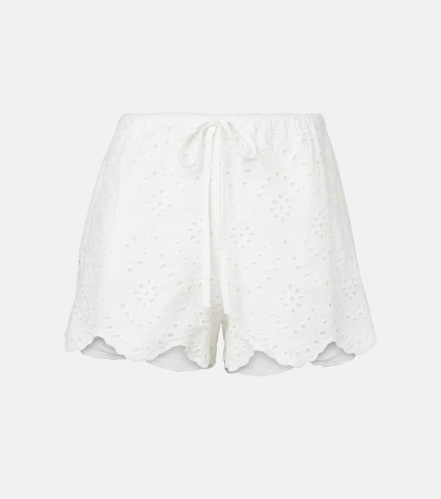 Cruse broderie anglaise cotton shorts