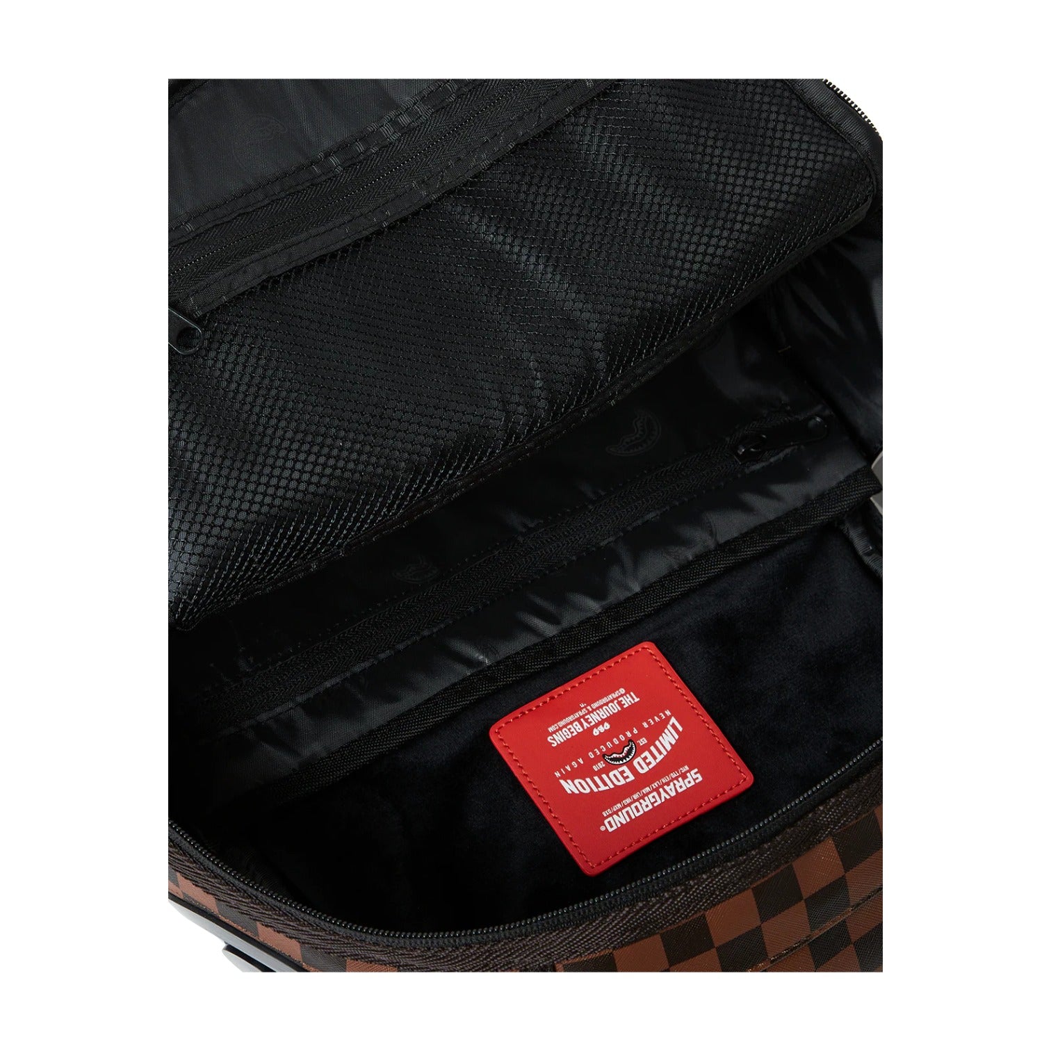 Clear Rubber Sharks In Paris DLXSV Backpack 'Brown Black'