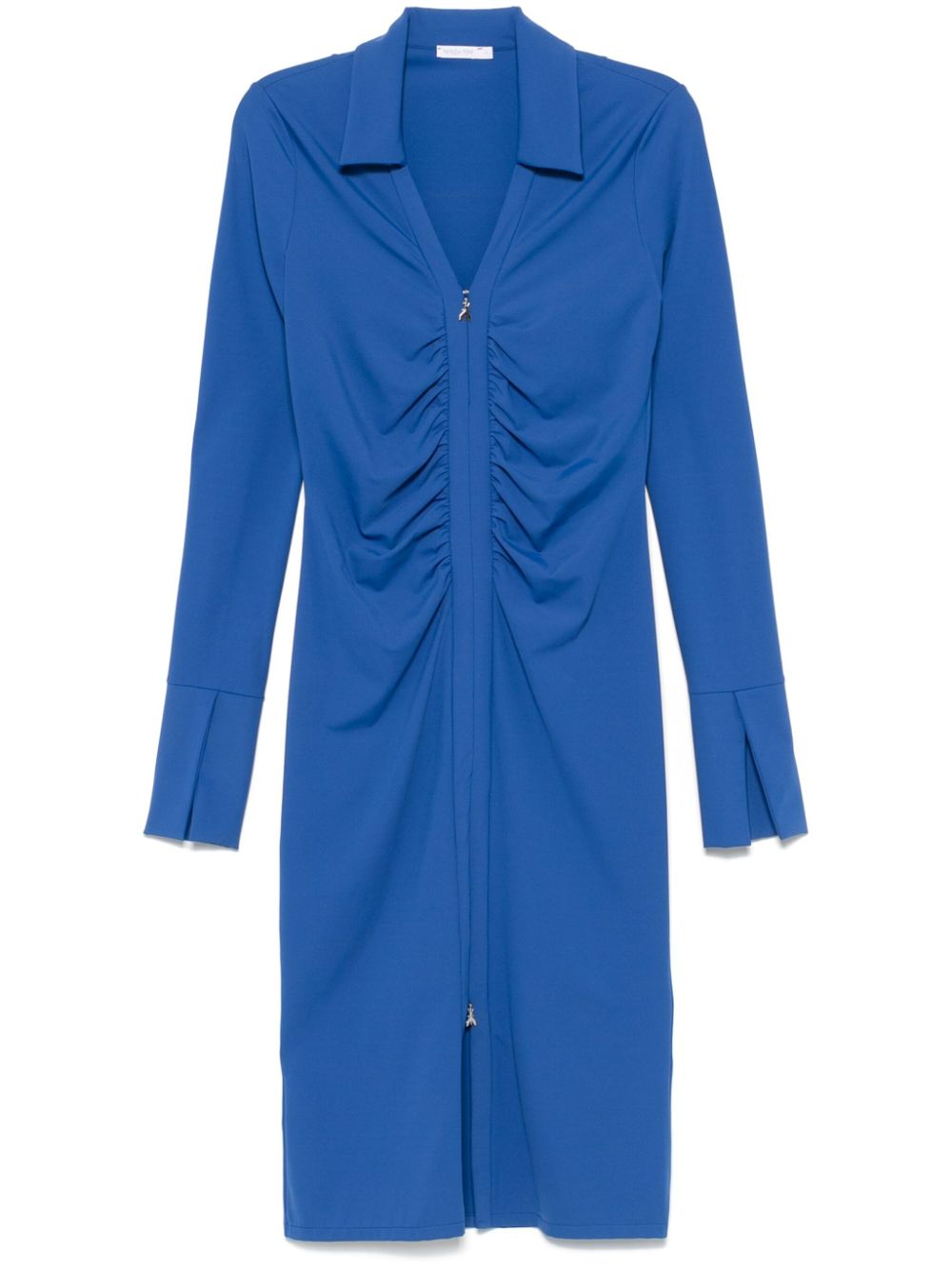 Zip-up midi dress - Blue