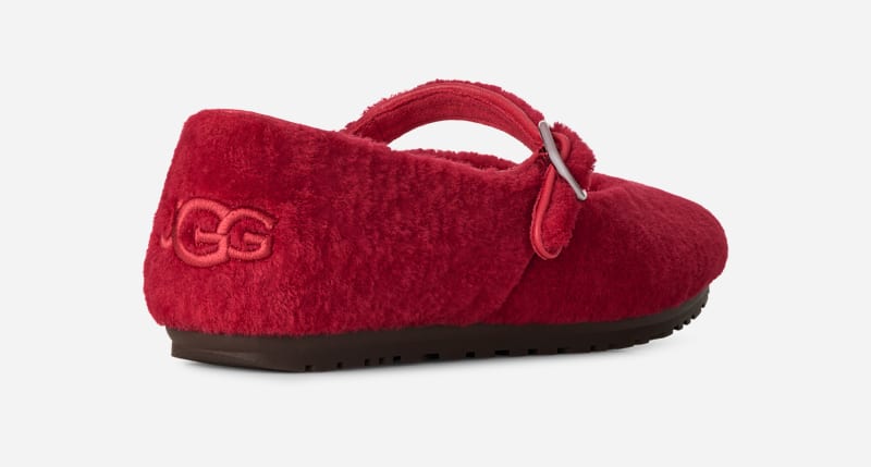 ® Women's Quill Ballet Flat in Red Ribbon