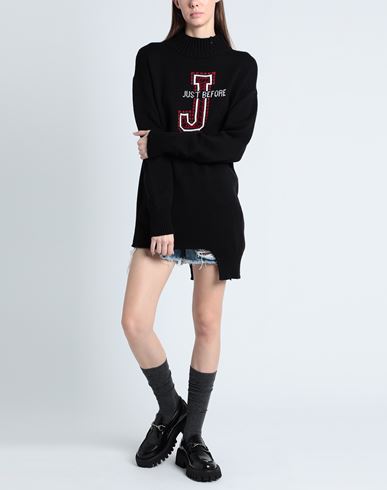Woman Turtleneck Black Size M Acrylic, Wool
