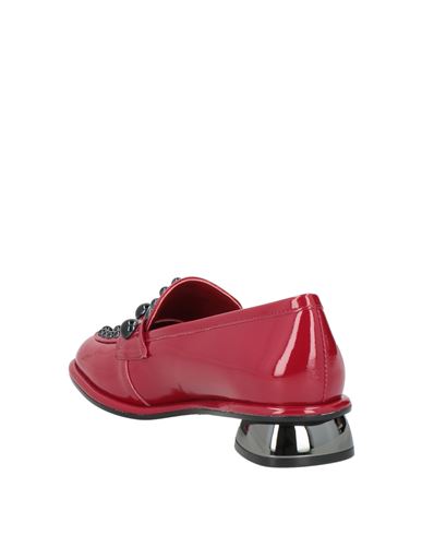 Woman Loafers Red Size 10 Kidskin