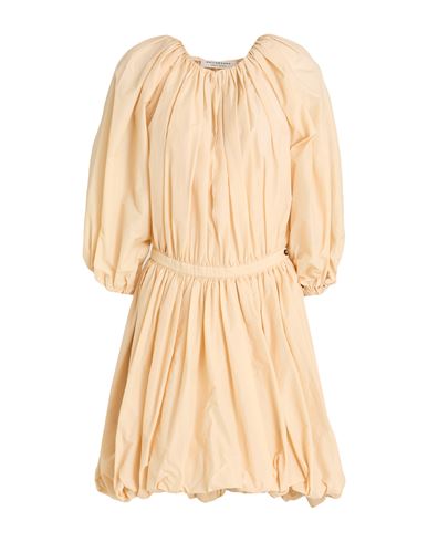 Woman Mini dress Beige Size 6 Polyamide, Cotton
