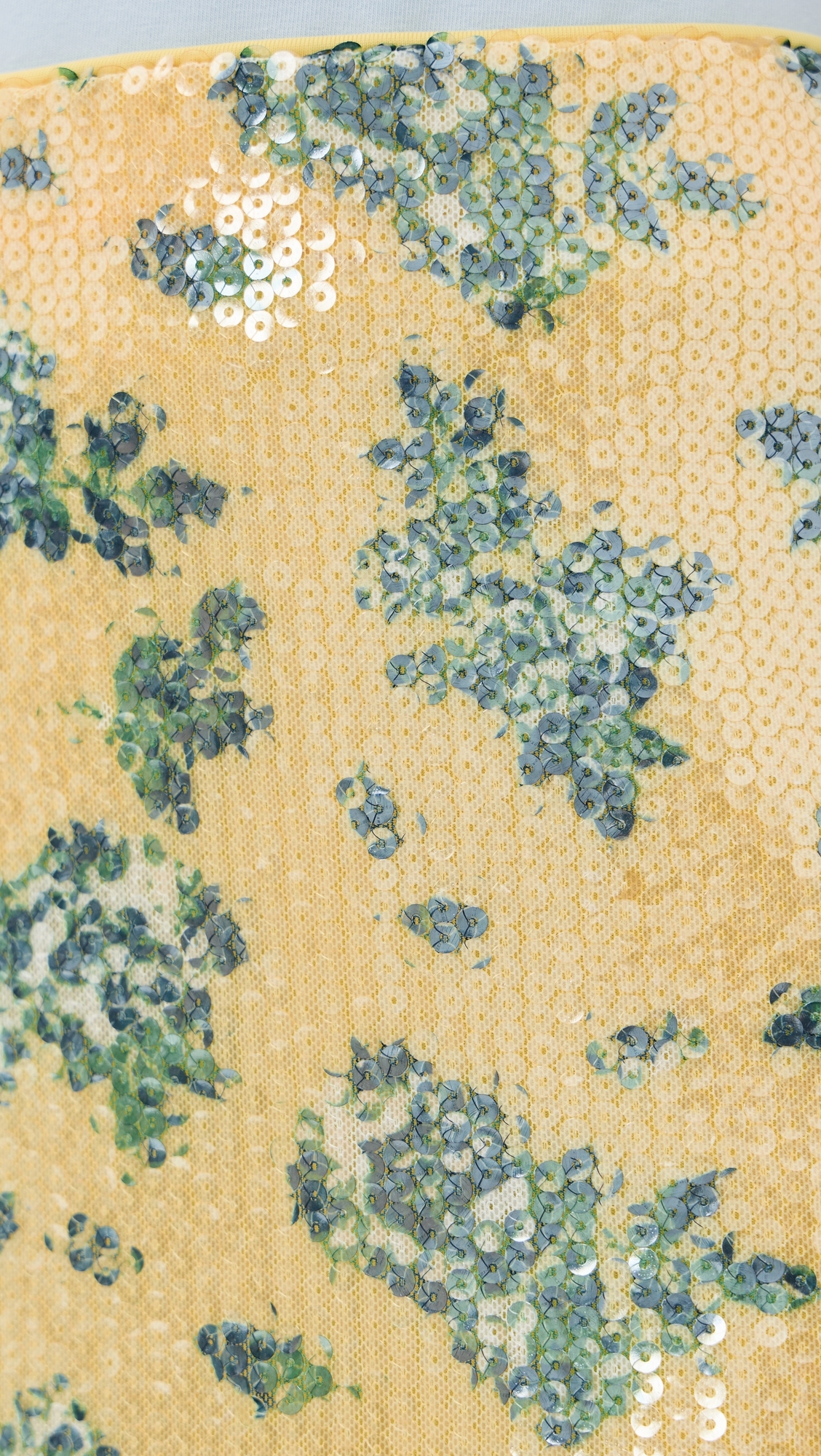 Sequin Printed Skirt Lemon Multi