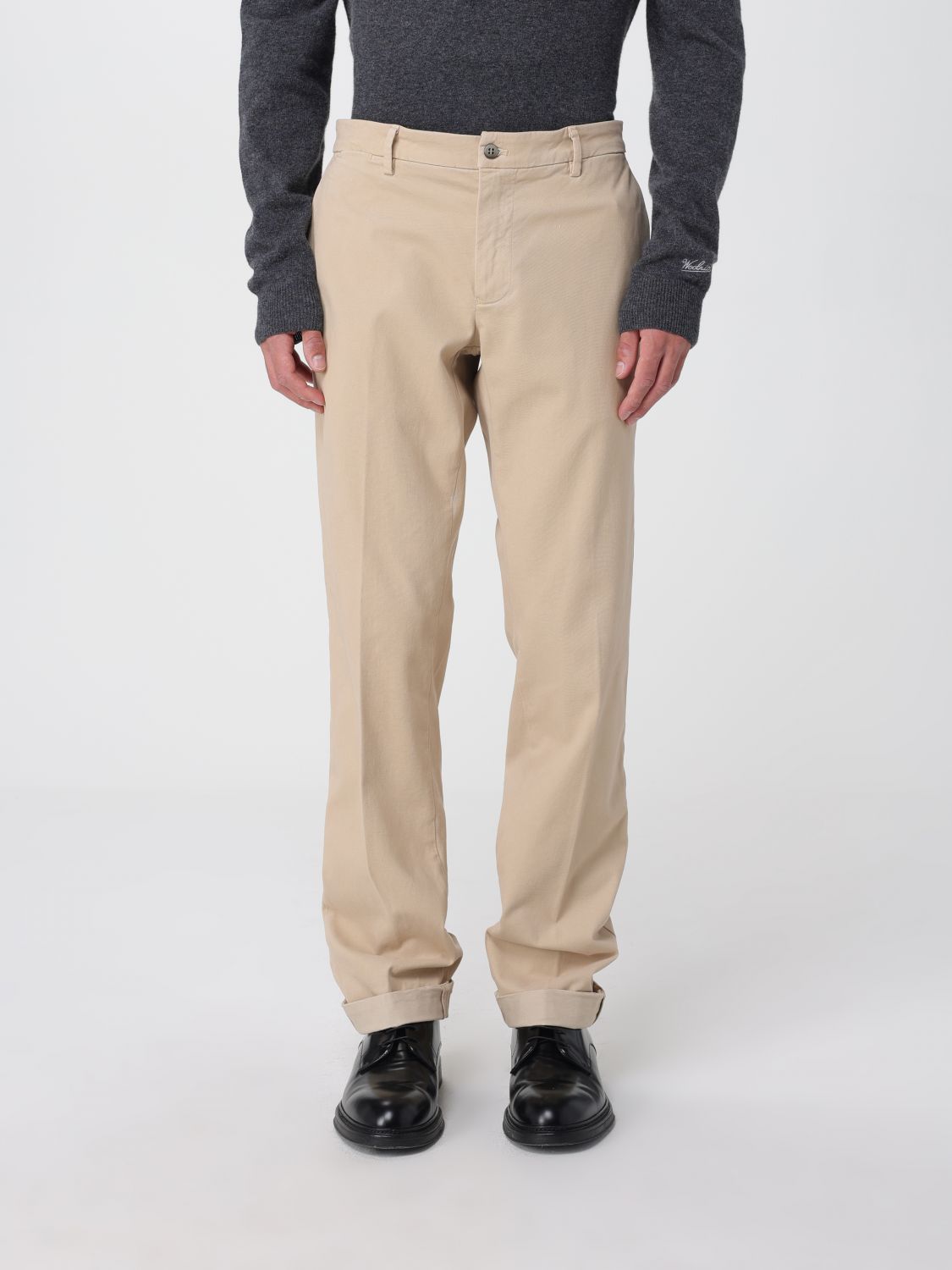 Pants Men color Beige
