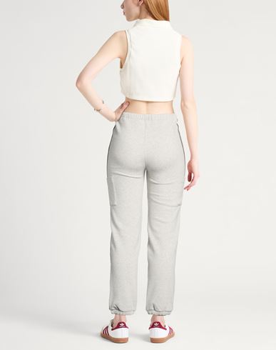 Woman Pants Light grey Size M Organic cotton