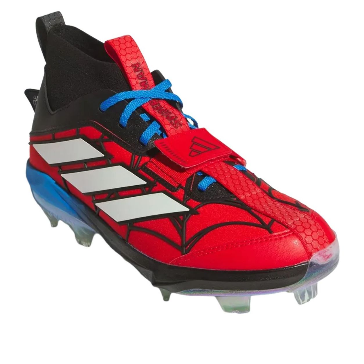 X Marvel x Spider-Man adiZero Edge+ TPU Baseball Cleats 'Burgundy'