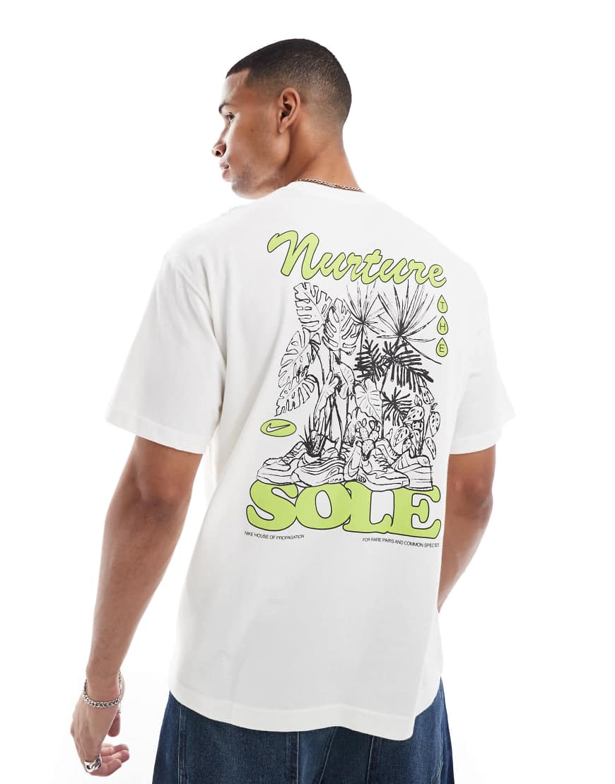 Nike Nurture The Sole graphic t-shirt in white