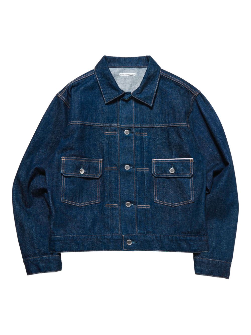 Button-up denim jacket - Blue